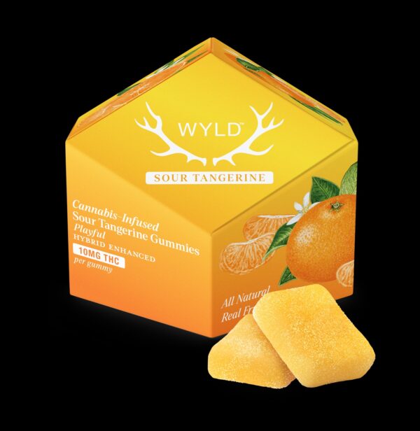wyld sour tangerine gummies